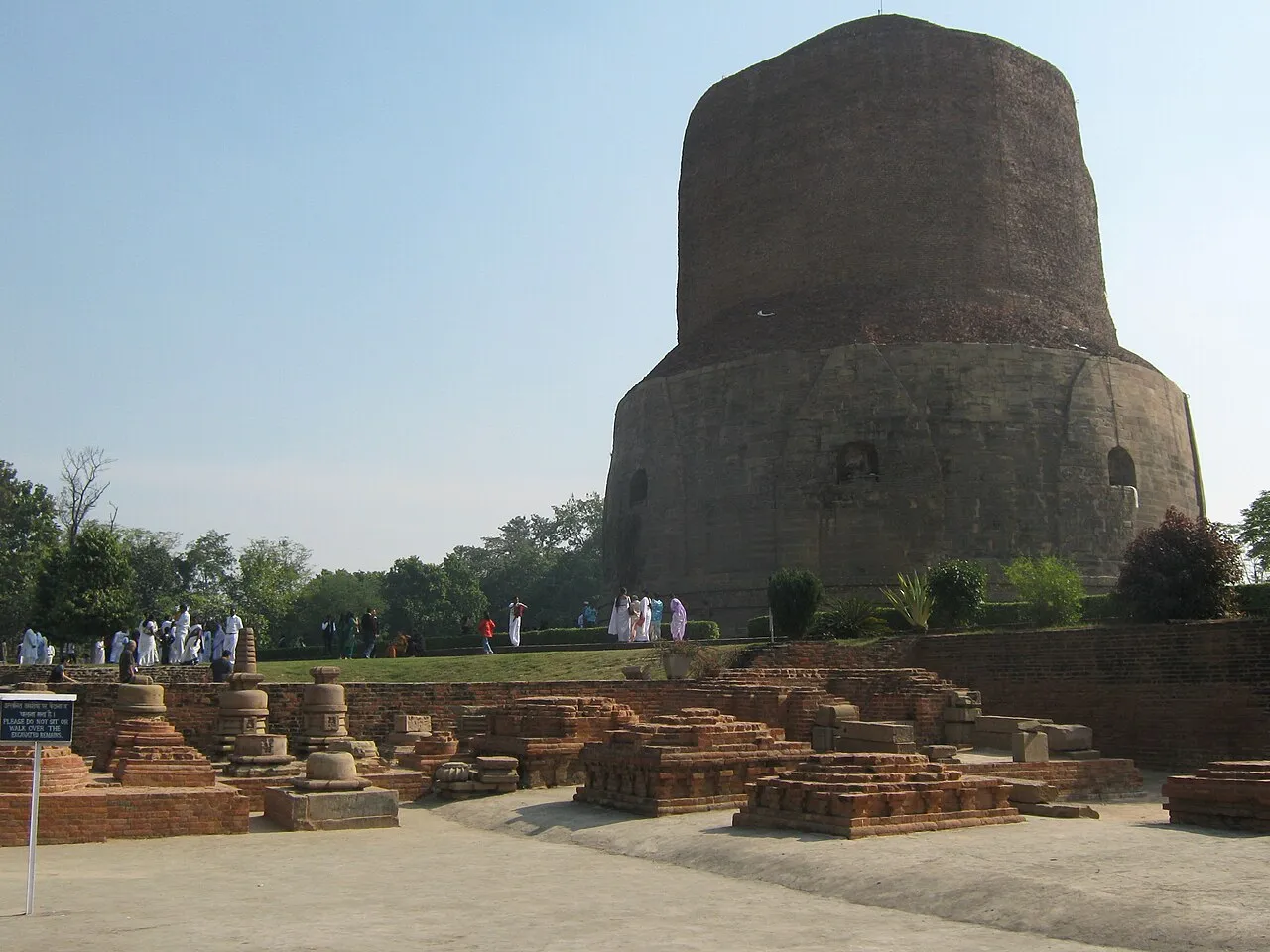 Stupa Dhamek w Sarnath, miejscu pierwszego kazania Buddy