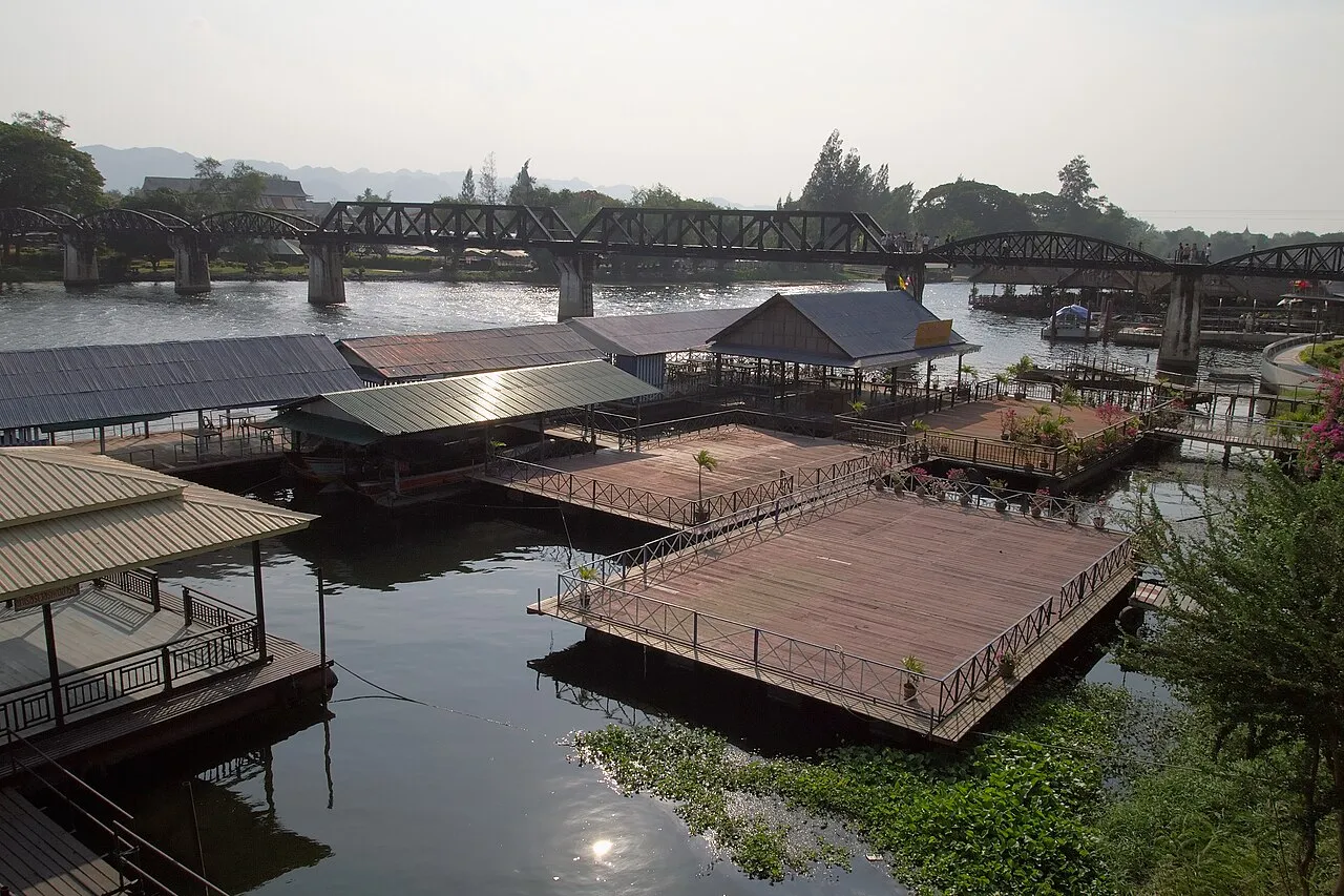 Most na rzece Kwai w Kanchanaburi