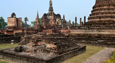 Wat Mahathat w Sukhotai: centrum dawnej stolicy