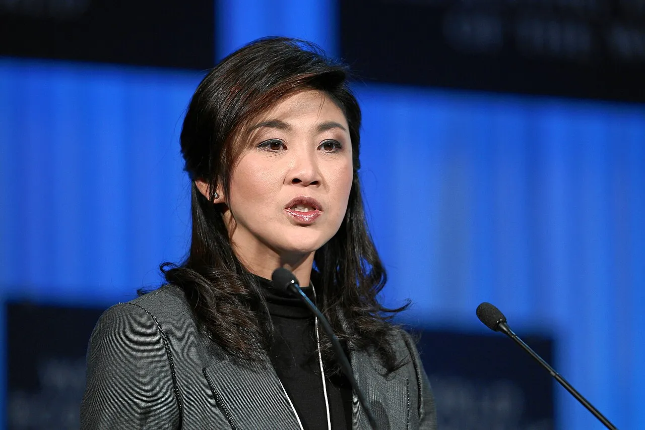 Yingluck Shinawatra przemawia na Światowym Forum Ekonomicznym w 2012 roku